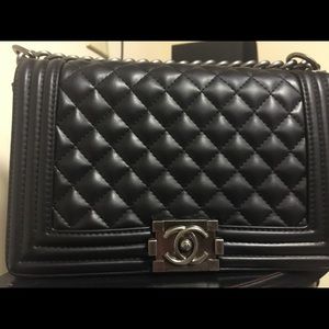 Black Chanel purse, authentic, never used